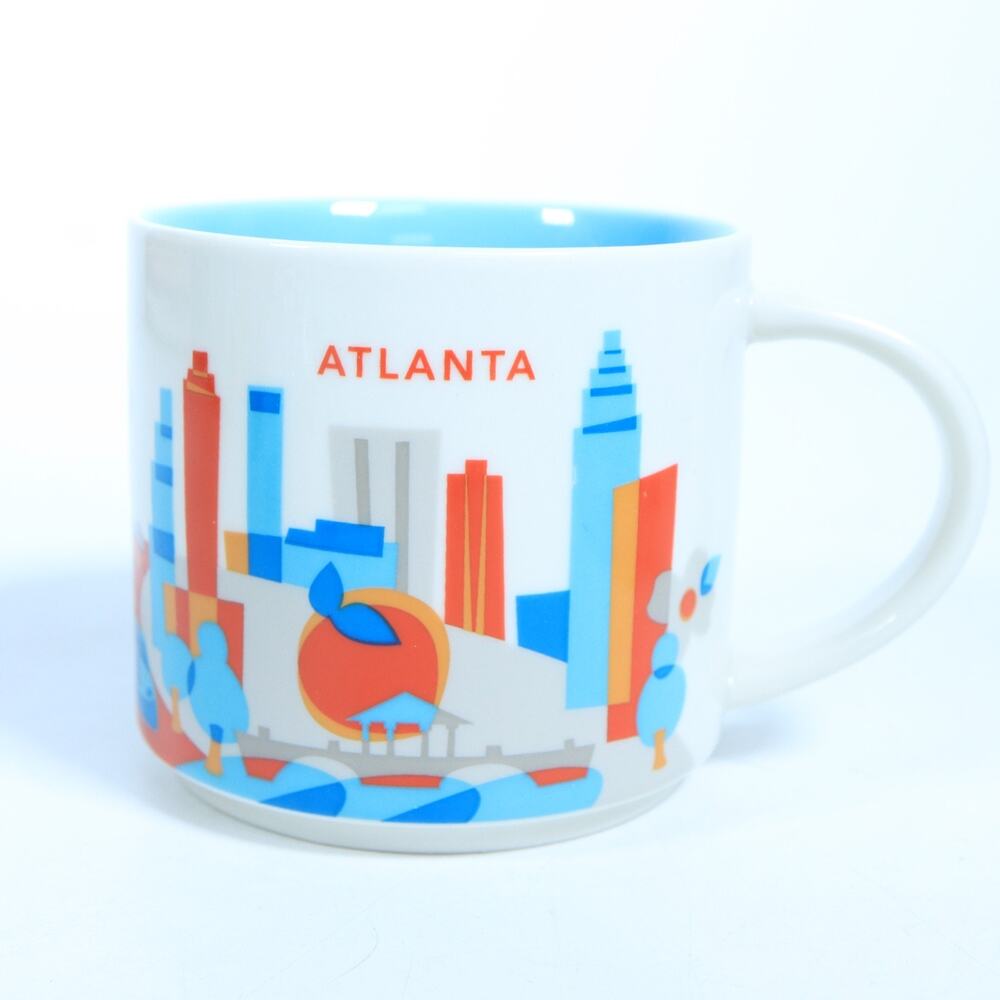 Starbucks Atlanta You Are Here Series Collection 14oz Coffee Tea Mug Cup